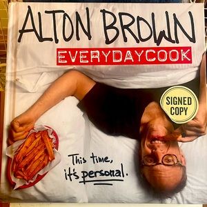 Alton Brown Signed copy hardback